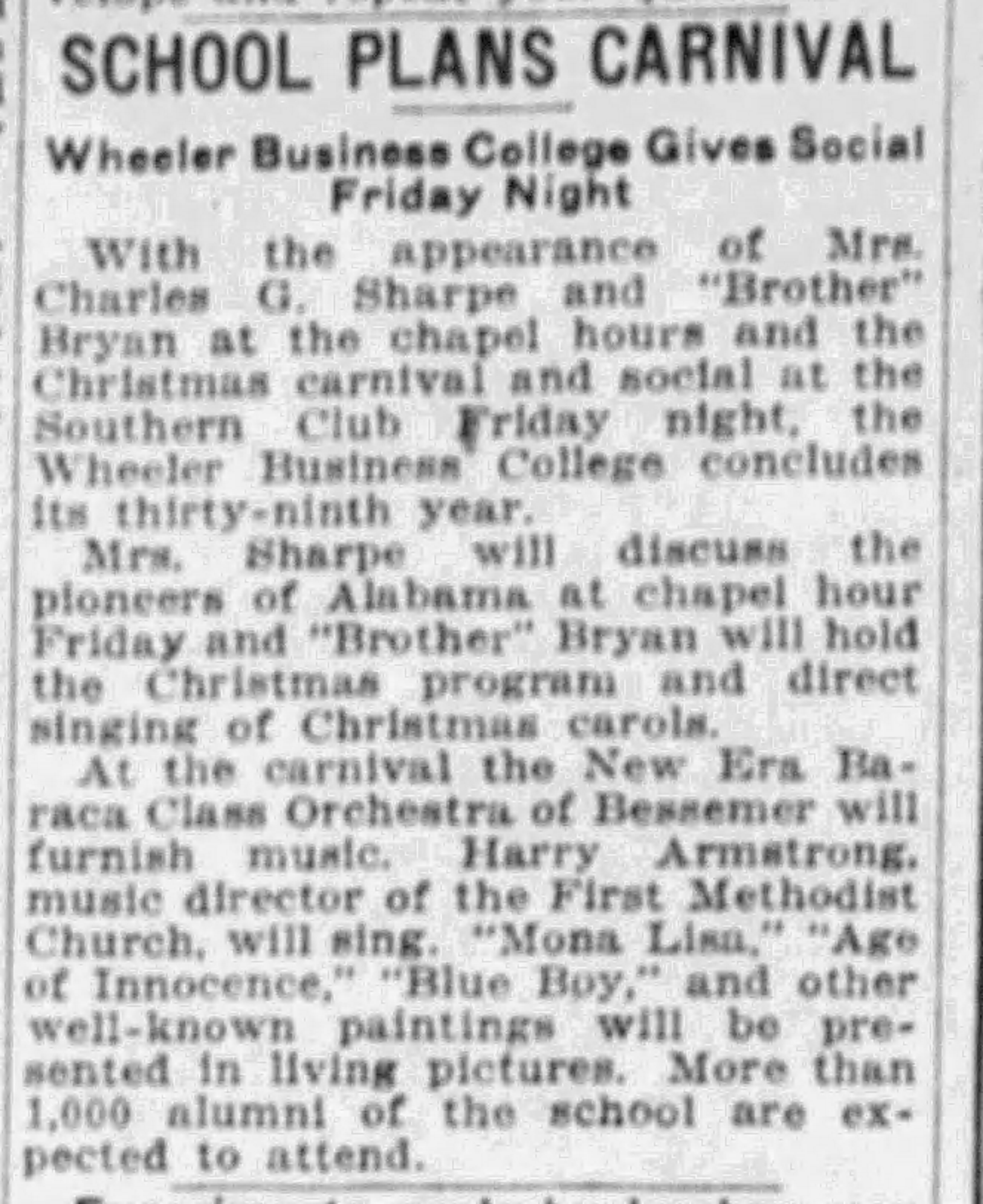 School Plans Carnival